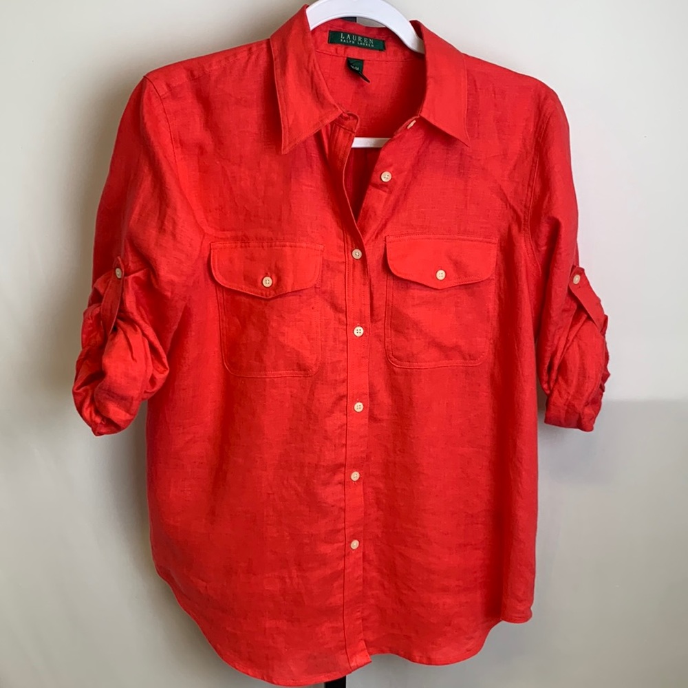 Lauren Ralph Lauren Linen Top